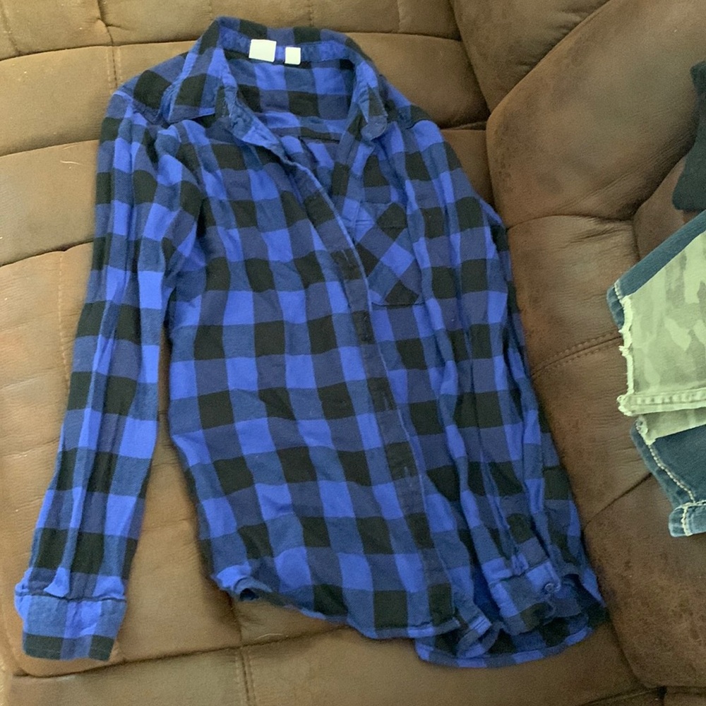 Gap kids plaid shirt